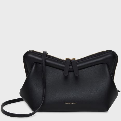 Women's Mansur Gavriel Mini M Frame Crossbody Bags Black | AU 4217VH